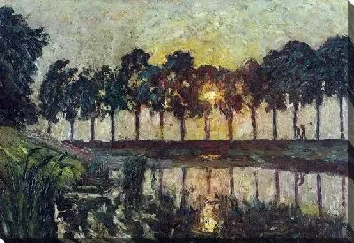 Деревья у озера