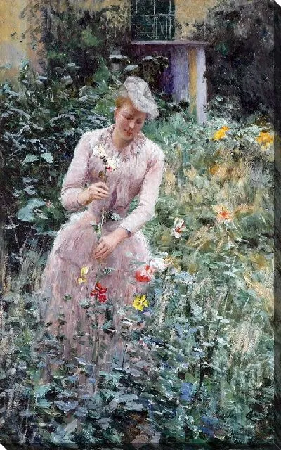 Картина В саду №4