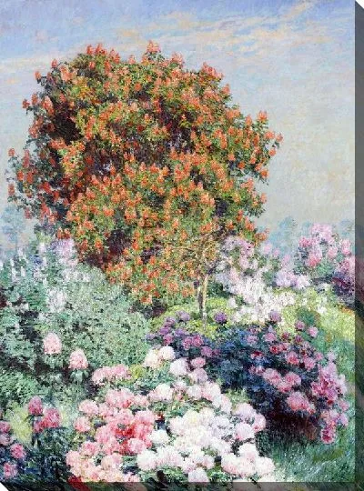 Картина Цветы в саду