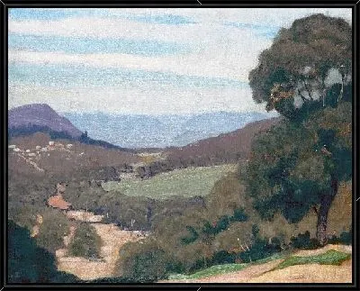 Пейзаж с холмами