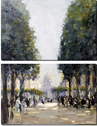 Картина Париж летом