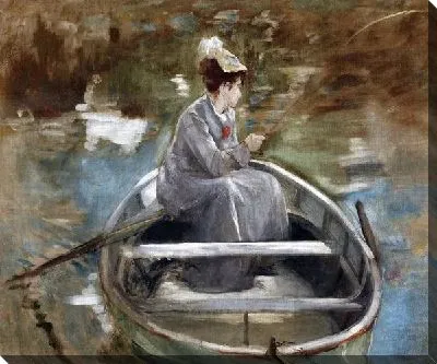 Картина В лодке