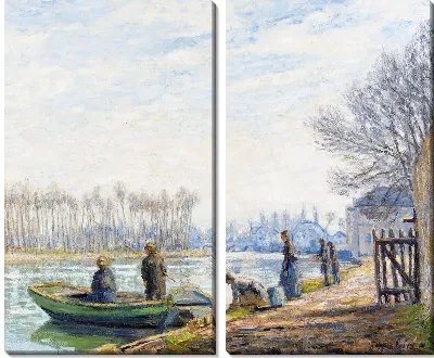 Картина Рыбаки у берега