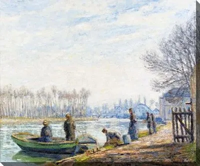 Рыбаки у берега