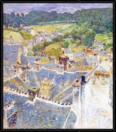 Синие крыши