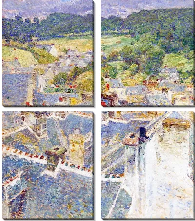 Синие крыши