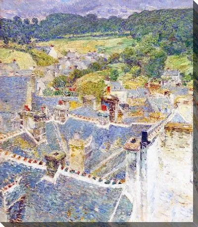 Картина Синие крыши