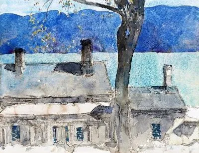 Картина Старый дом