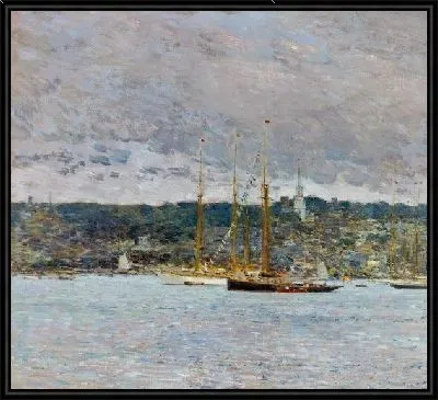 Парусники на реке