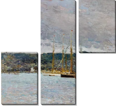 Парусники на реке