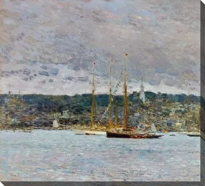 Картина Парусники на реке