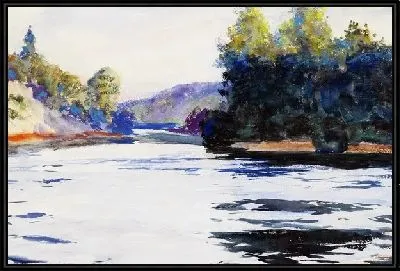 Речной пейзаж №21