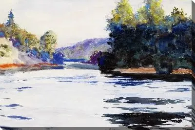 Речной пейзаж №21