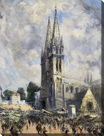 Картина Церковь в Нормандии