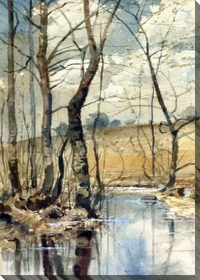 Картина Пруд весной