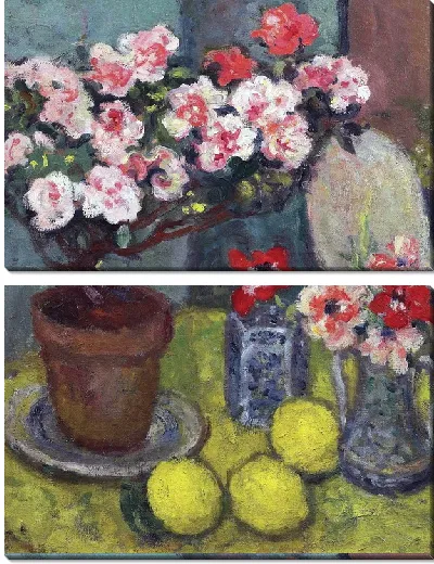 Картина Натюрморт с тремя лимонами