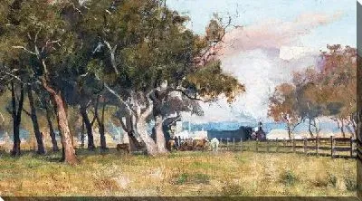 Картина Утренний пейзаж