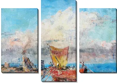 Лодки на море