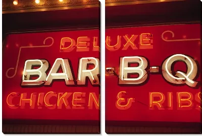 Модульная картина Вывеска