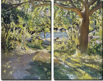 Картина Дорожка в лесу