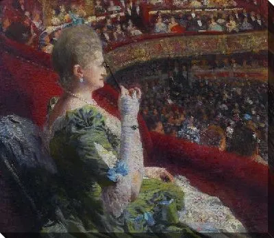 Картина В театре