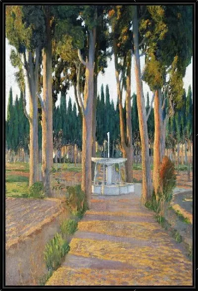 Картина Кипарисы