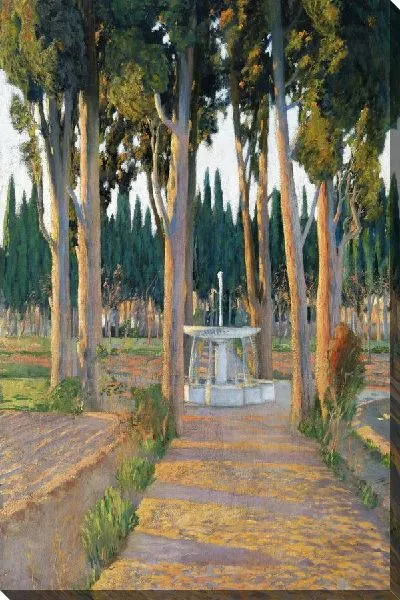 Картина Кипарисы