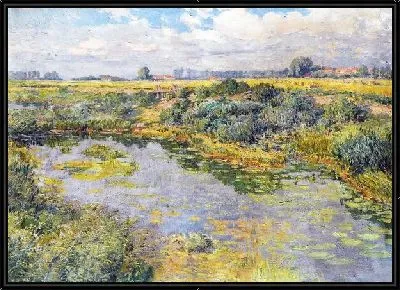 Речной пейзаж №22