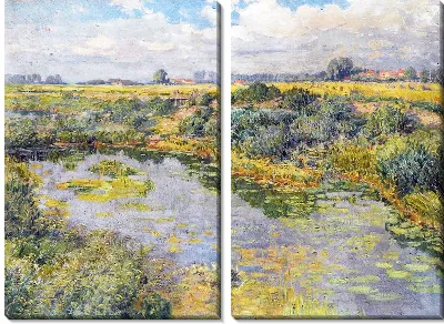 Речной пейзаж №22