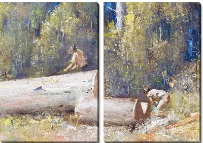 Картина Дровосеки