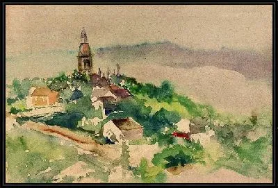 Деревенский пейзаж №10