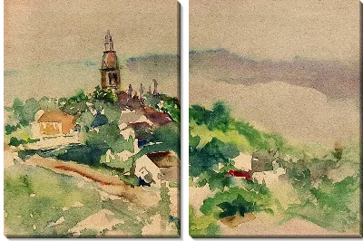 Деревенский пейзаж №10