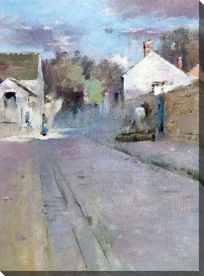 Картина Улица на закате