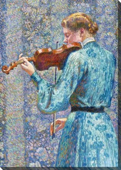 Картина Женщина играющая на виолончели