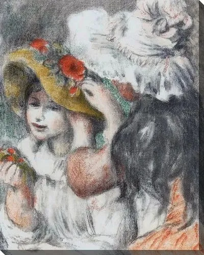 Картина маслом Дамы в шляпах