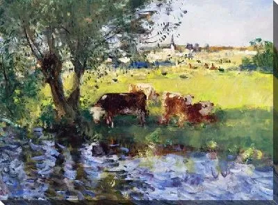 Картина Коровы у реки