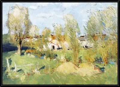Картина Деревенский пейзаж №13