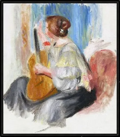 Картина Женщина с гитарой