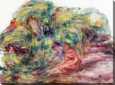 Картина маслом Женщина в саду №4