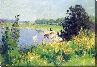 Картина Берег озера №4