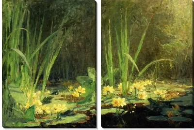 Картина Пруд с лягушками