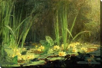 Картина Пруд с лягушками