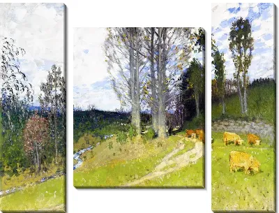 Картина Коровы на пастбище