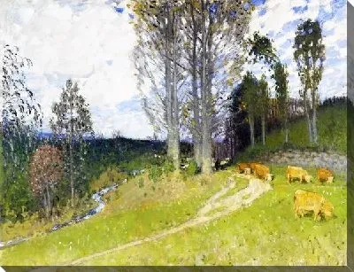 Картина Коровы на пастбище