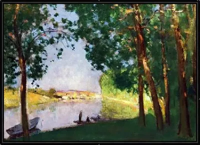 Картина Берег реки №28