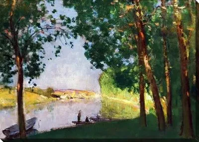 Картина Берег реки №28