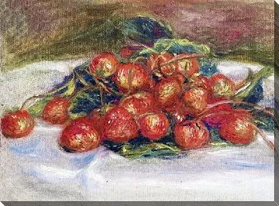 Картина маслом Натюрморт с клубникой