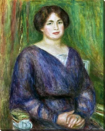 Картина маслом Портрет дамы в синем