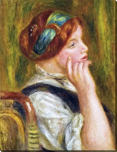 Картина маслом Девушка с рыжими волосами №3