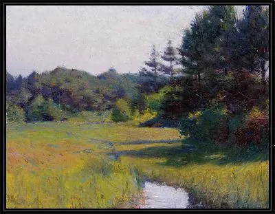 Пейзаж с рекой №17